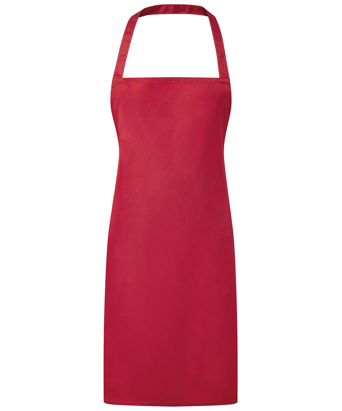 Essential bib apron - Red