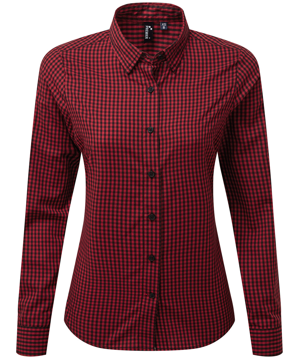 Women's Maxton check long sleeve shirt