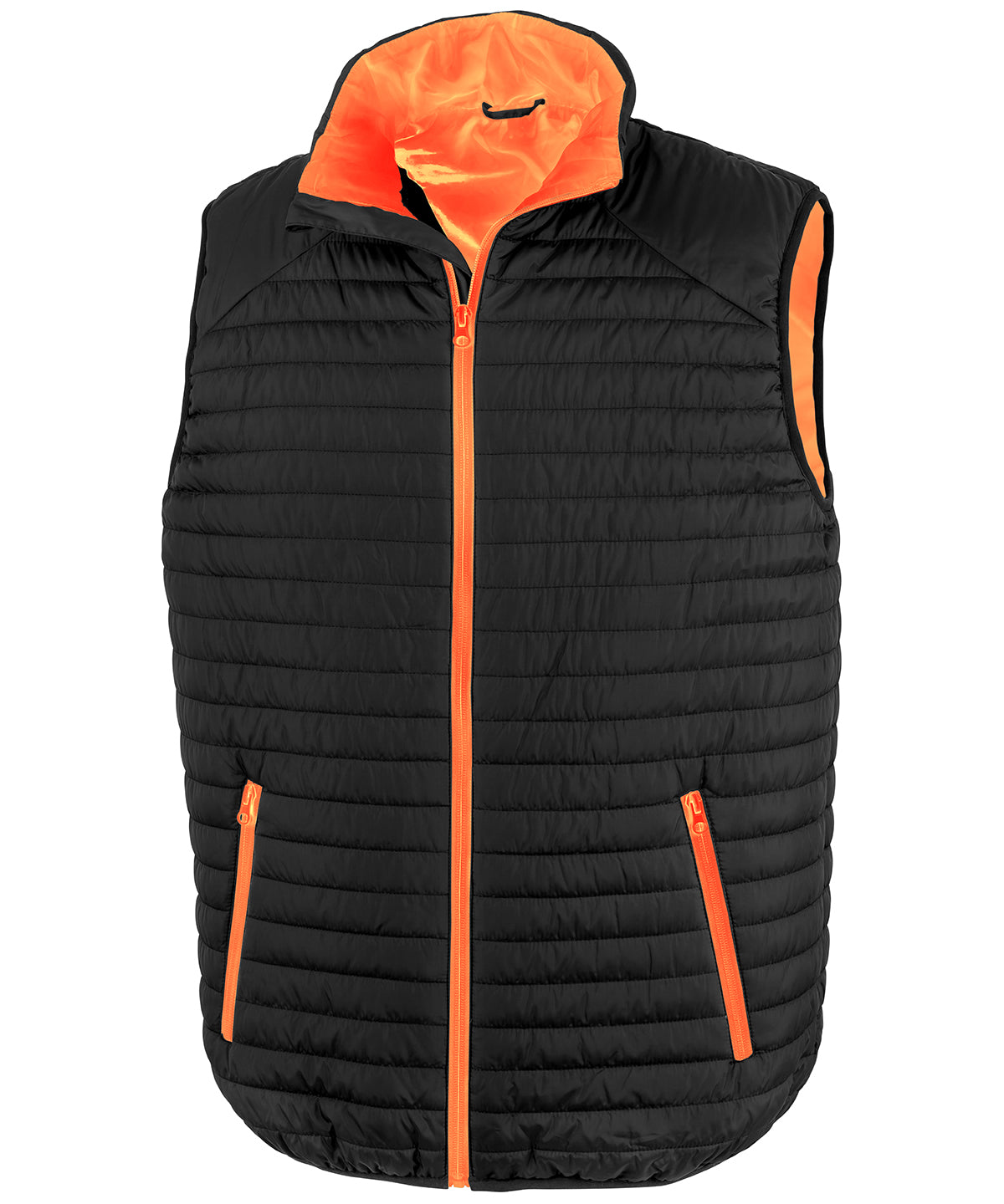 Thermoquilt gilet - Black/Orange