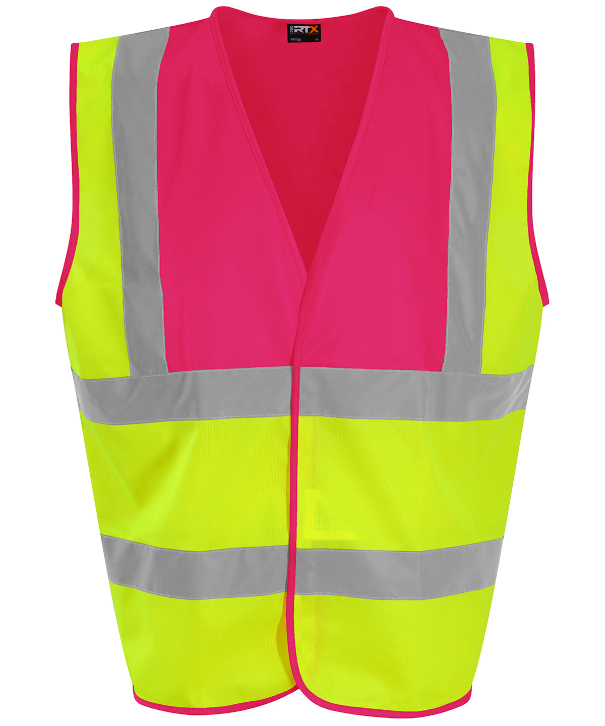 Waistcoat - HV Yellow/Pink