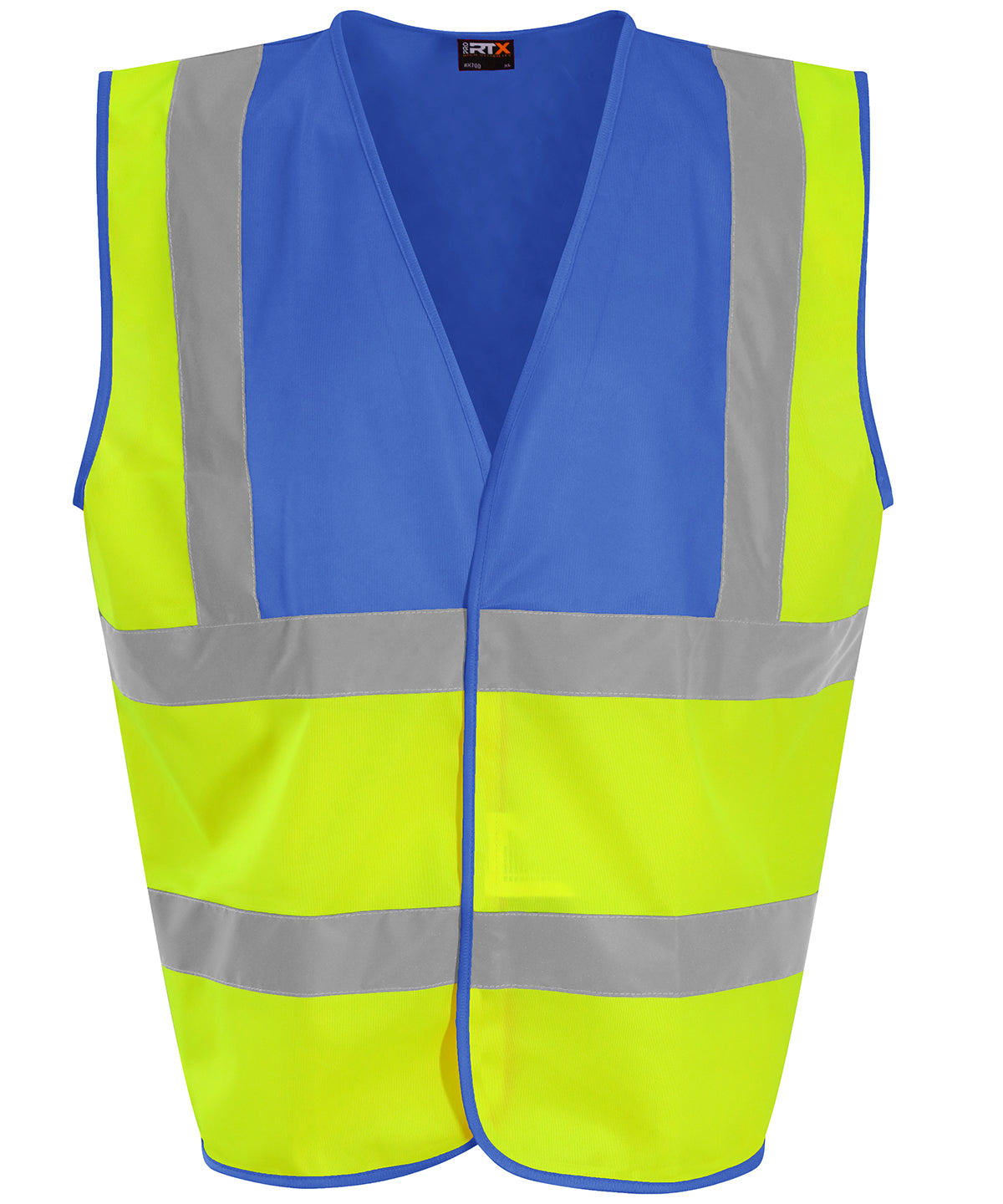 Waistcoat - HV Yellow/Royal Blue