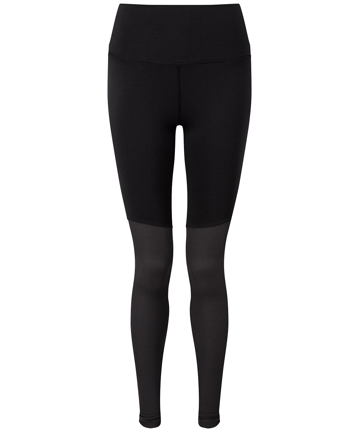 Women's TriDri® yoga leggings - Black/Charcoal