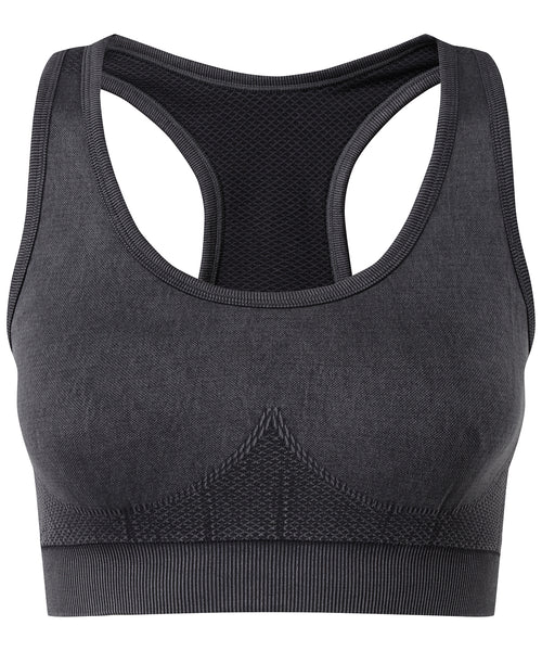 Tridri® seamless 3D fit" multi-sport sculpt bra top denim"