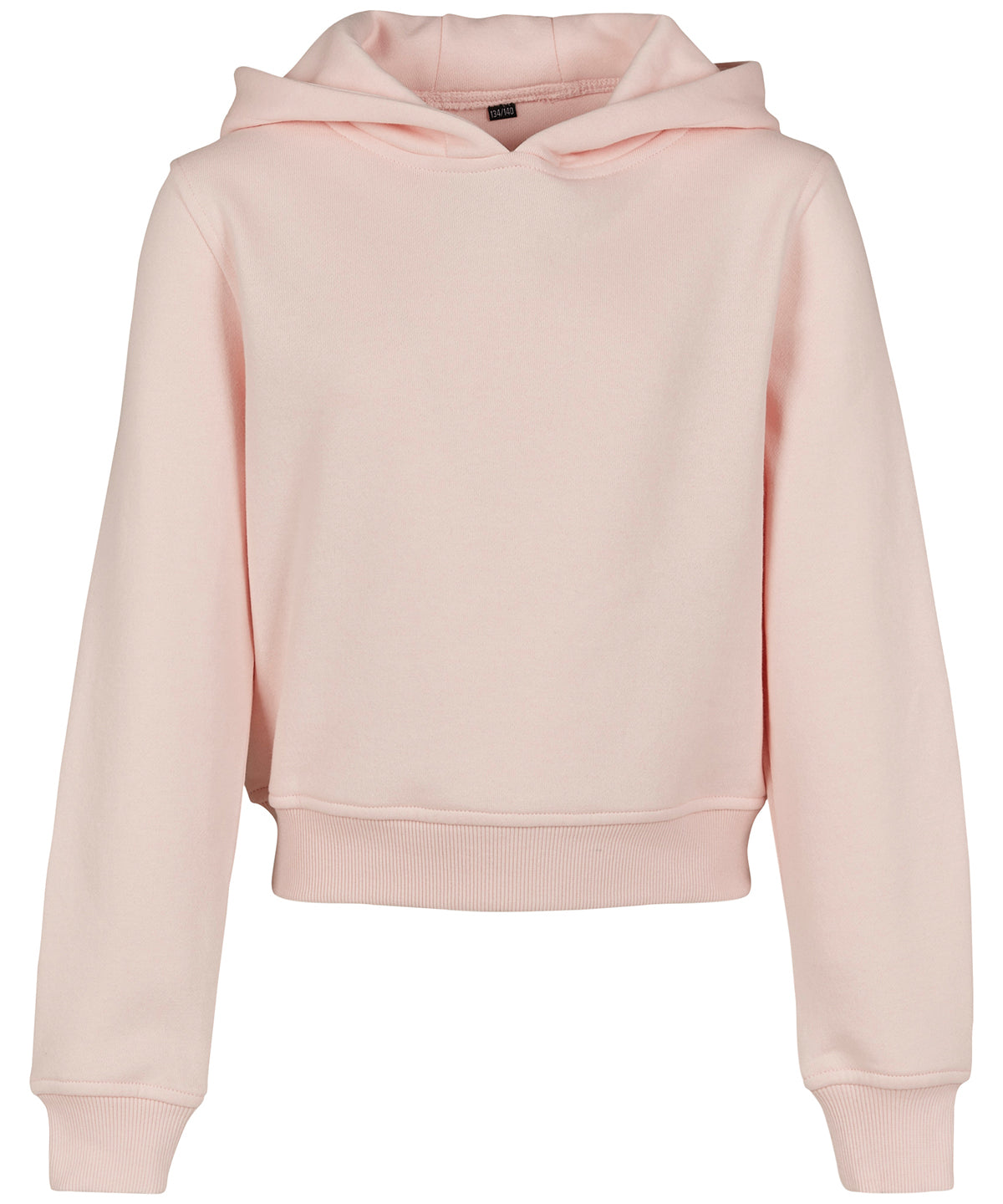 Girls cropped sweat hoodie - Pink