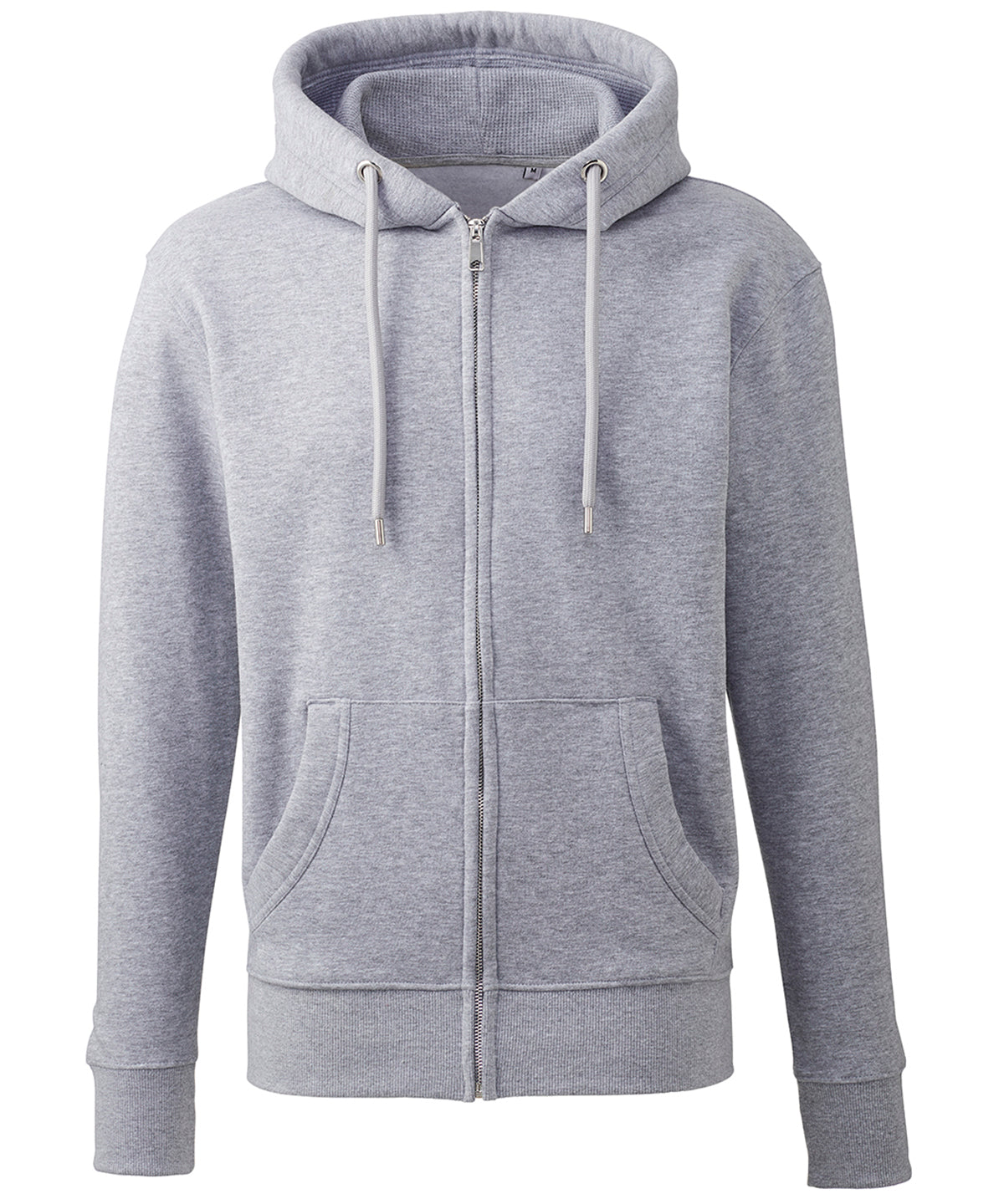 Men's Anthem full-zip hoodie - Grey Marl