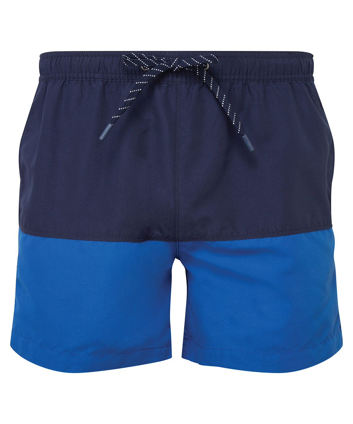 Block colour swim shorts  - Navy/Royal