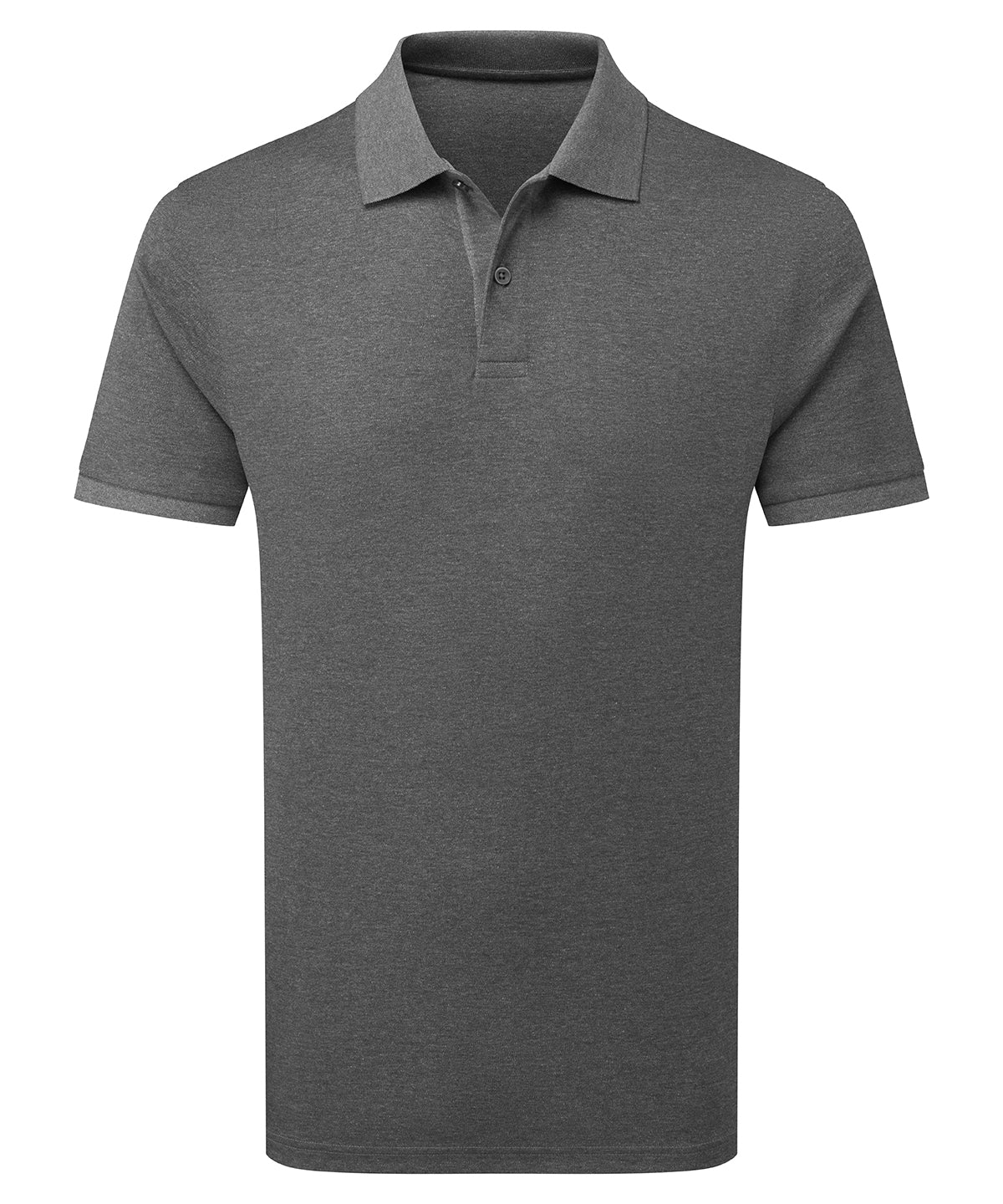 Premium mercerised polo - Charcoal