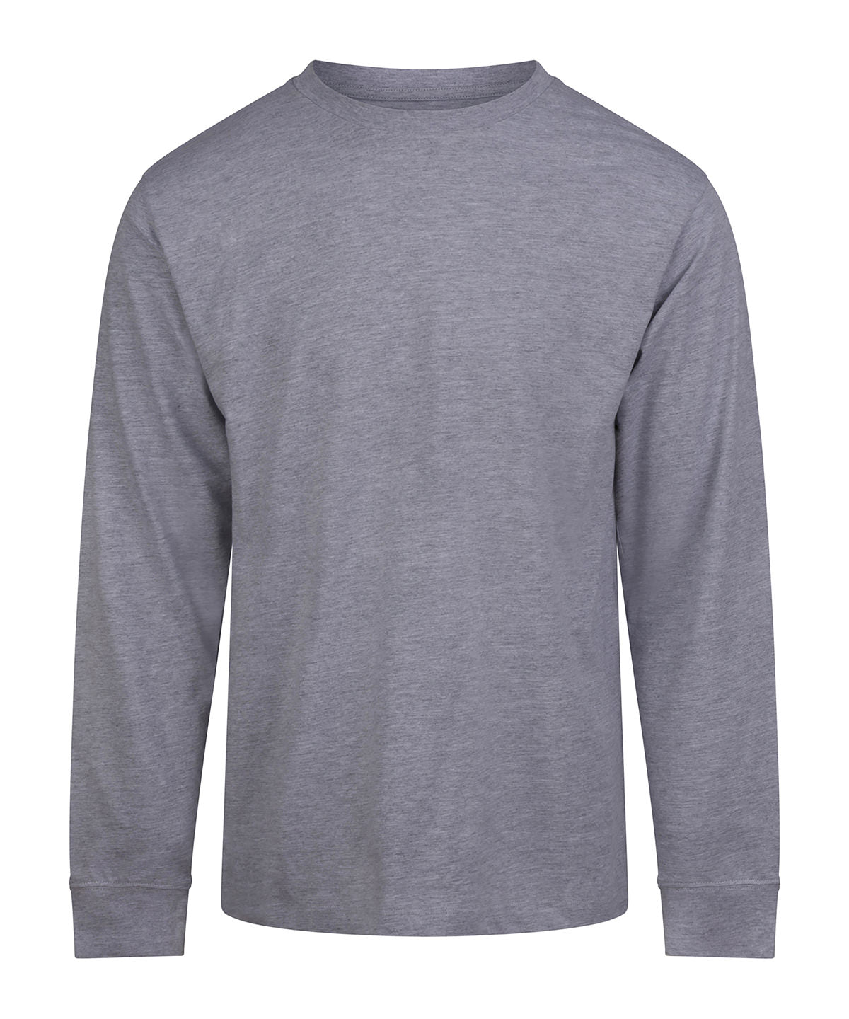 AWDis 180 long sleeve T - Heather Grey