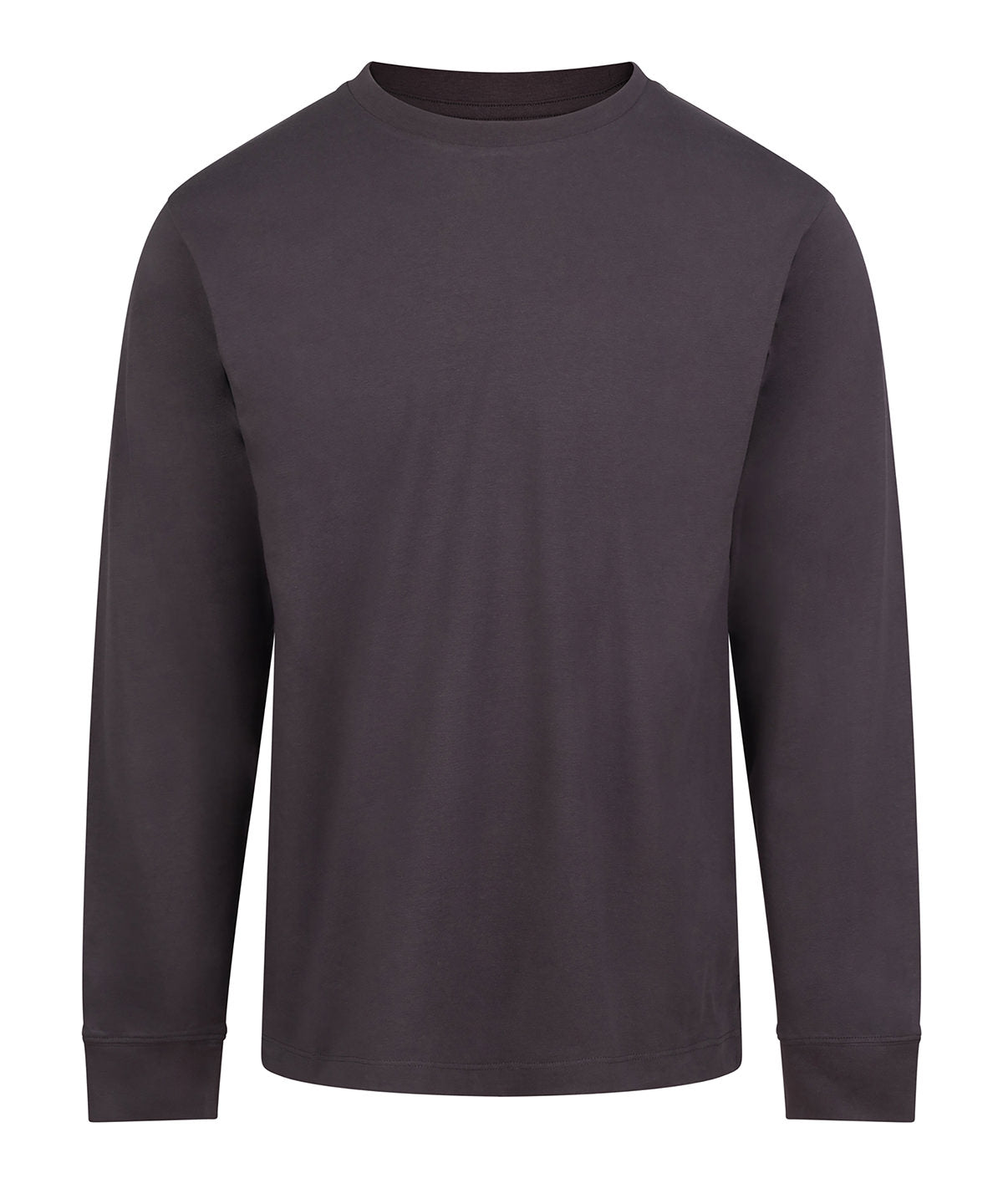AWDis 180 long sleeve T - Solid Charcoal