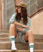 Recycled fleece outdoor camper cap