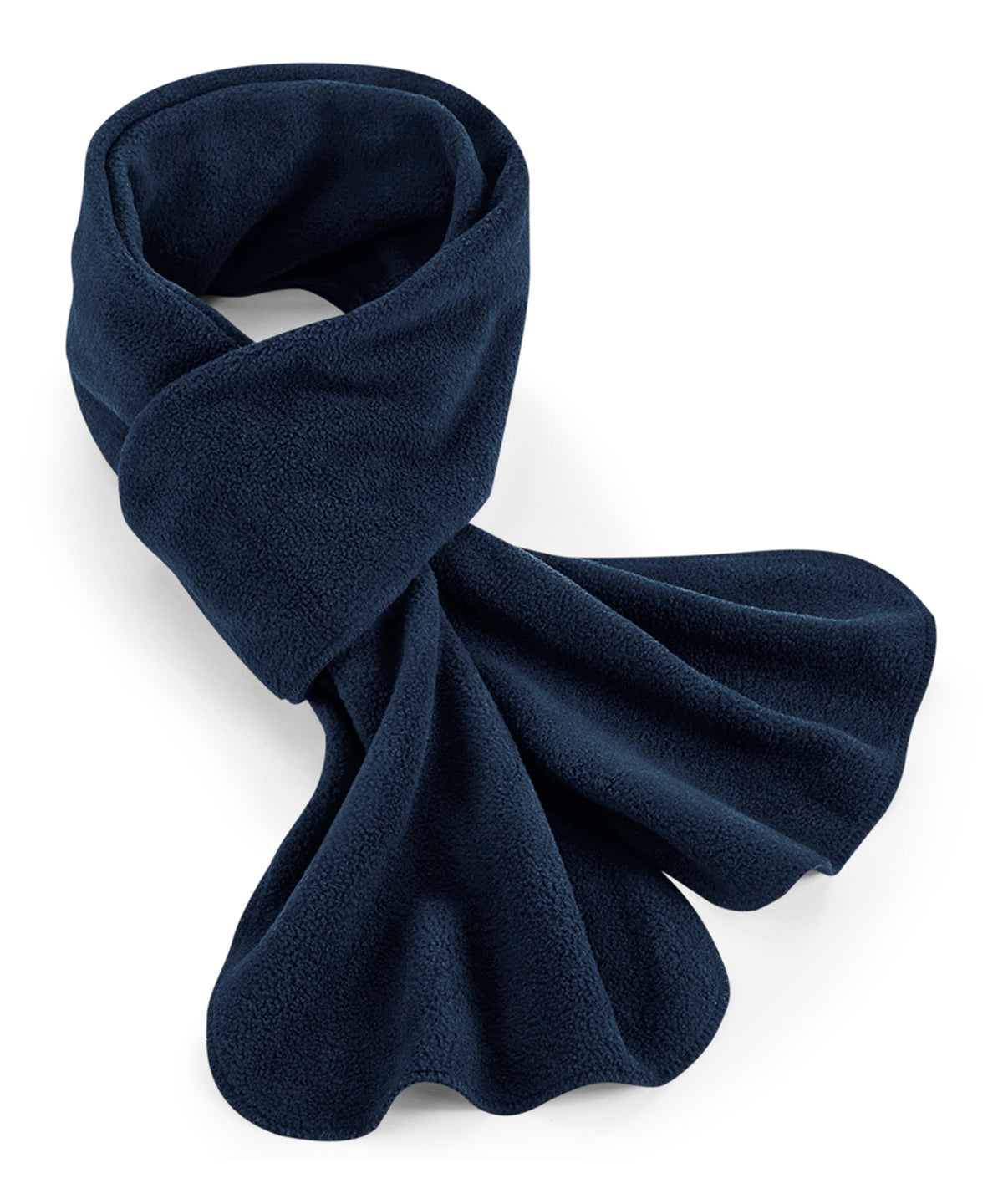 Recycled fleece scarf - French Navy