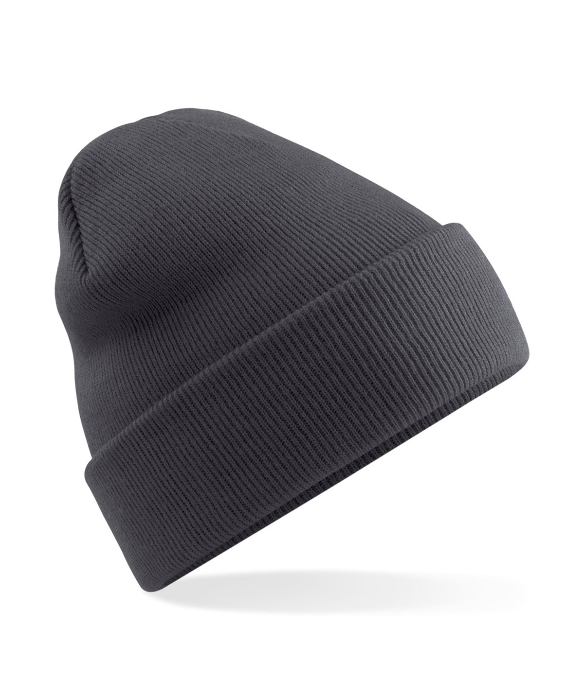 Polylana® original cuffed beanie  - Graphite Grey