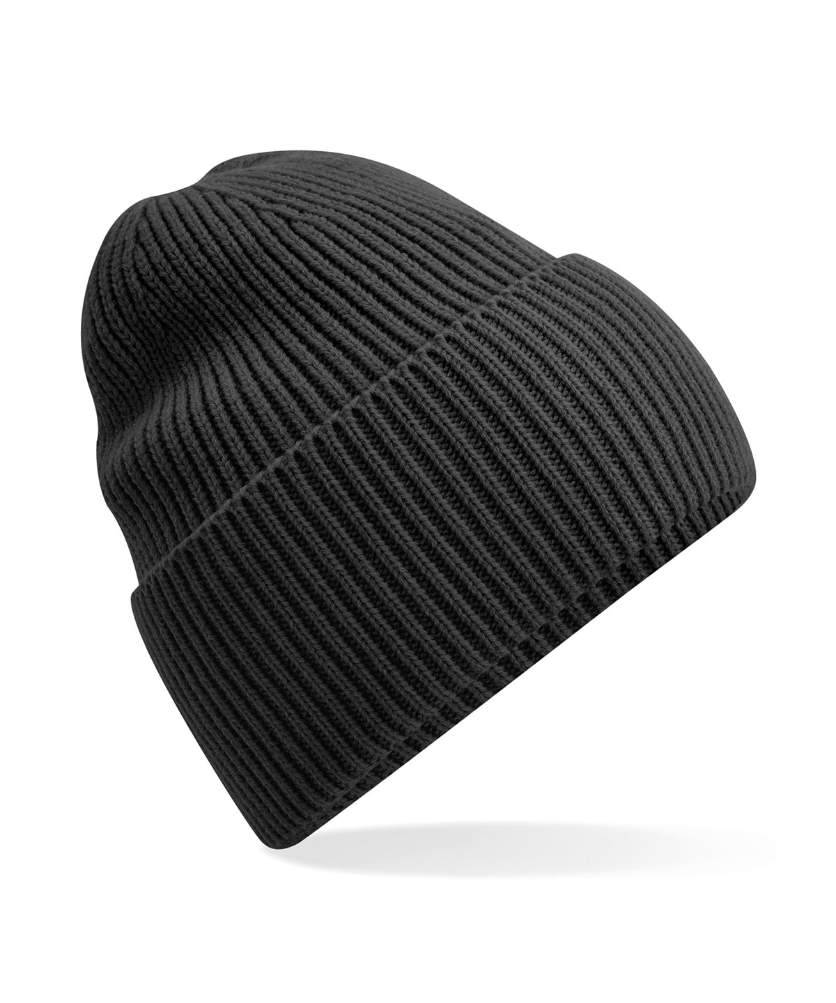 Oversized cuffed beanie - Charcoal