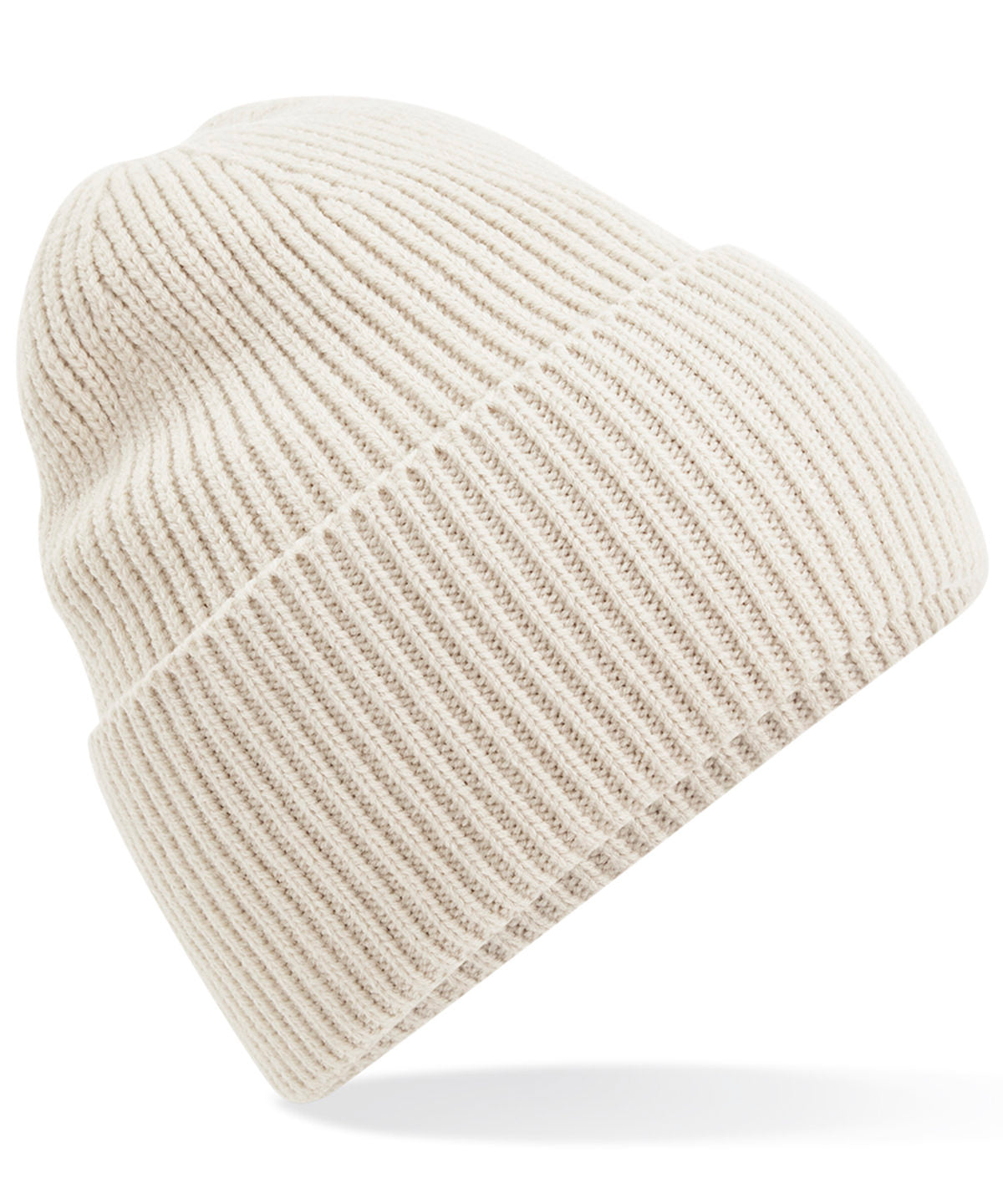 Oversized cuffed beanie - Oatmeal