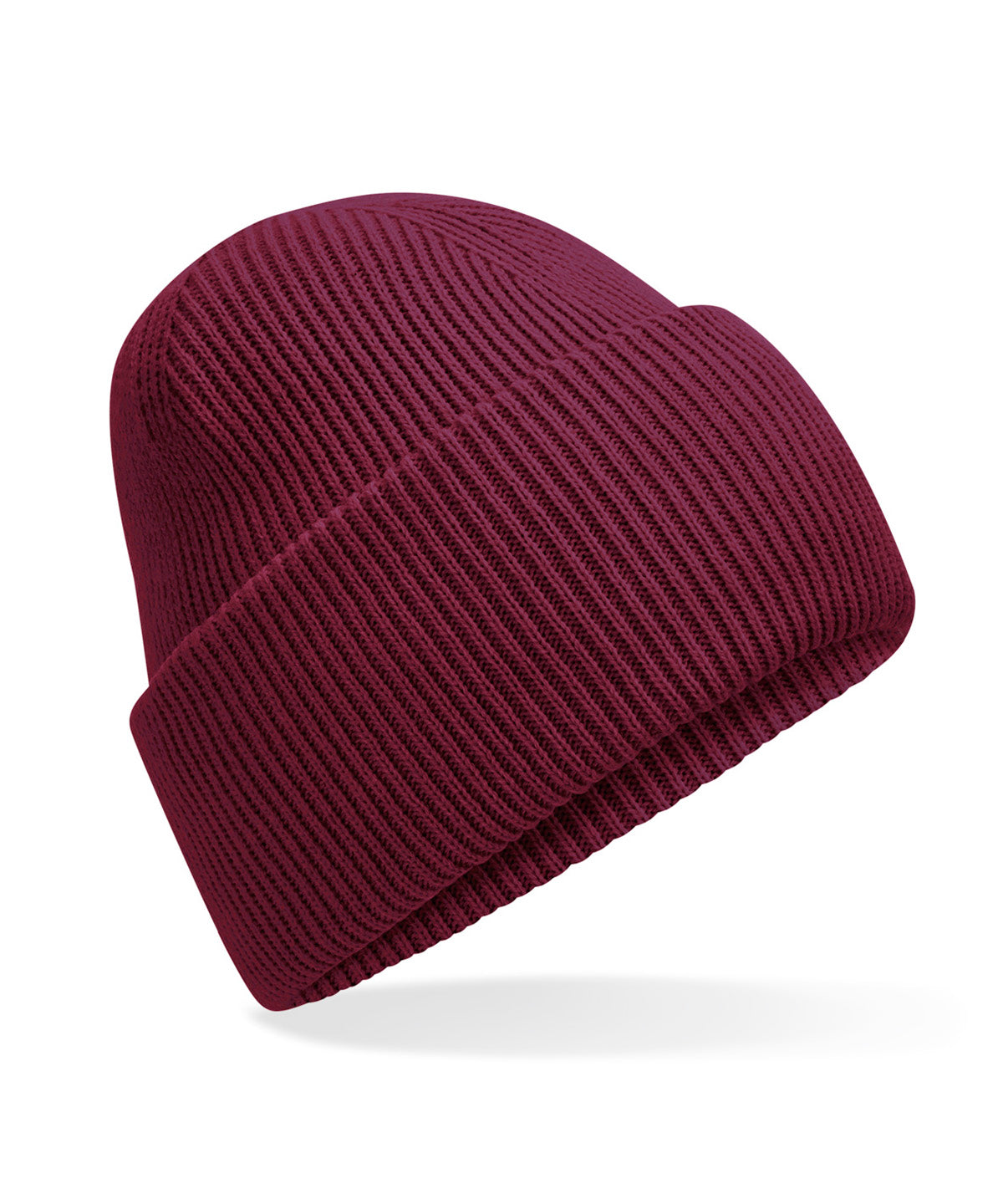 Classic engineered deep-cuffed beanie - Burgundy