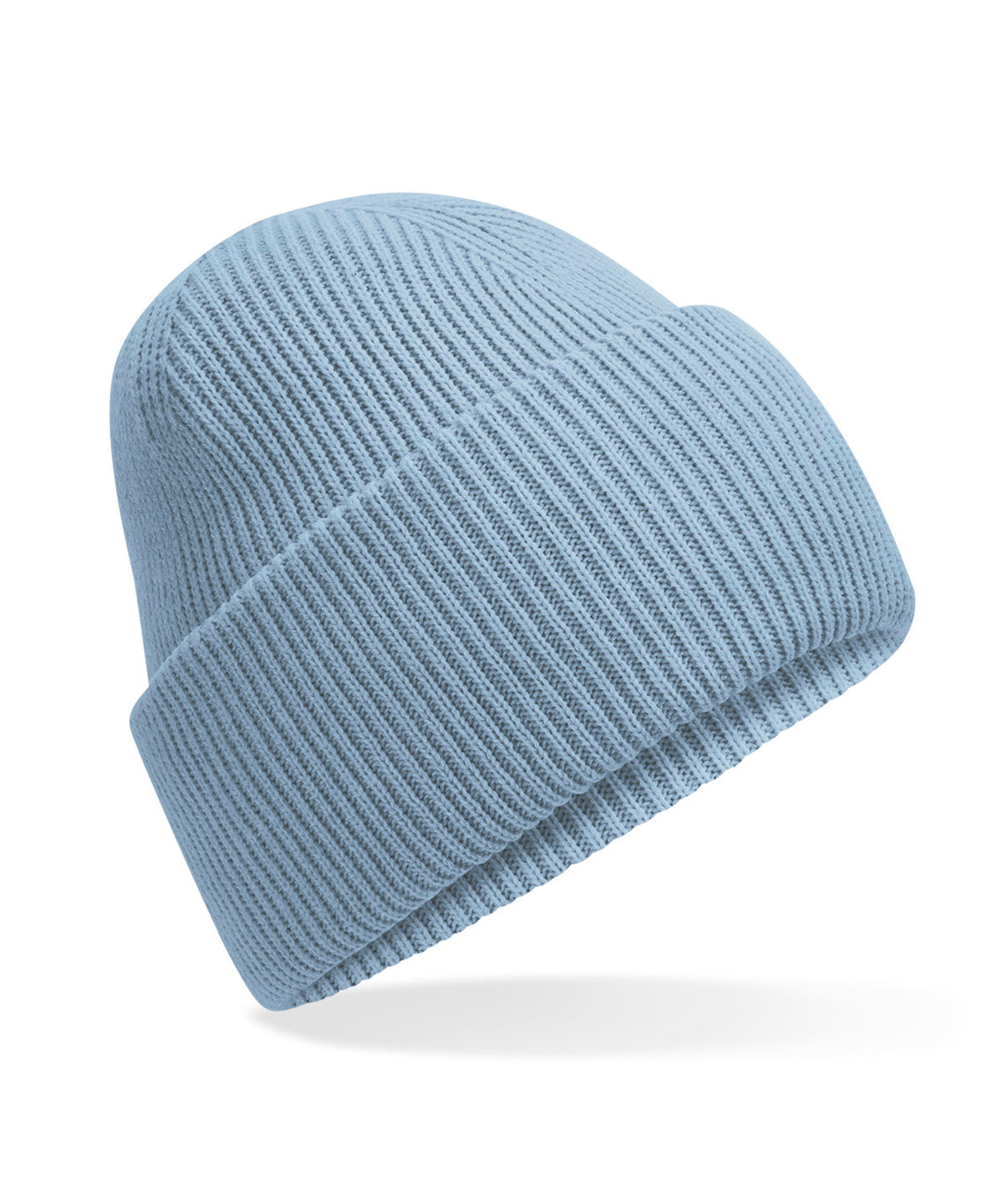Classic engineered deep-cuffed beanie - Dusty Blue