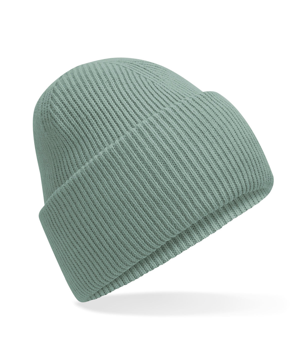 Classic engineered deep-cuffed beanie - Dusty Green