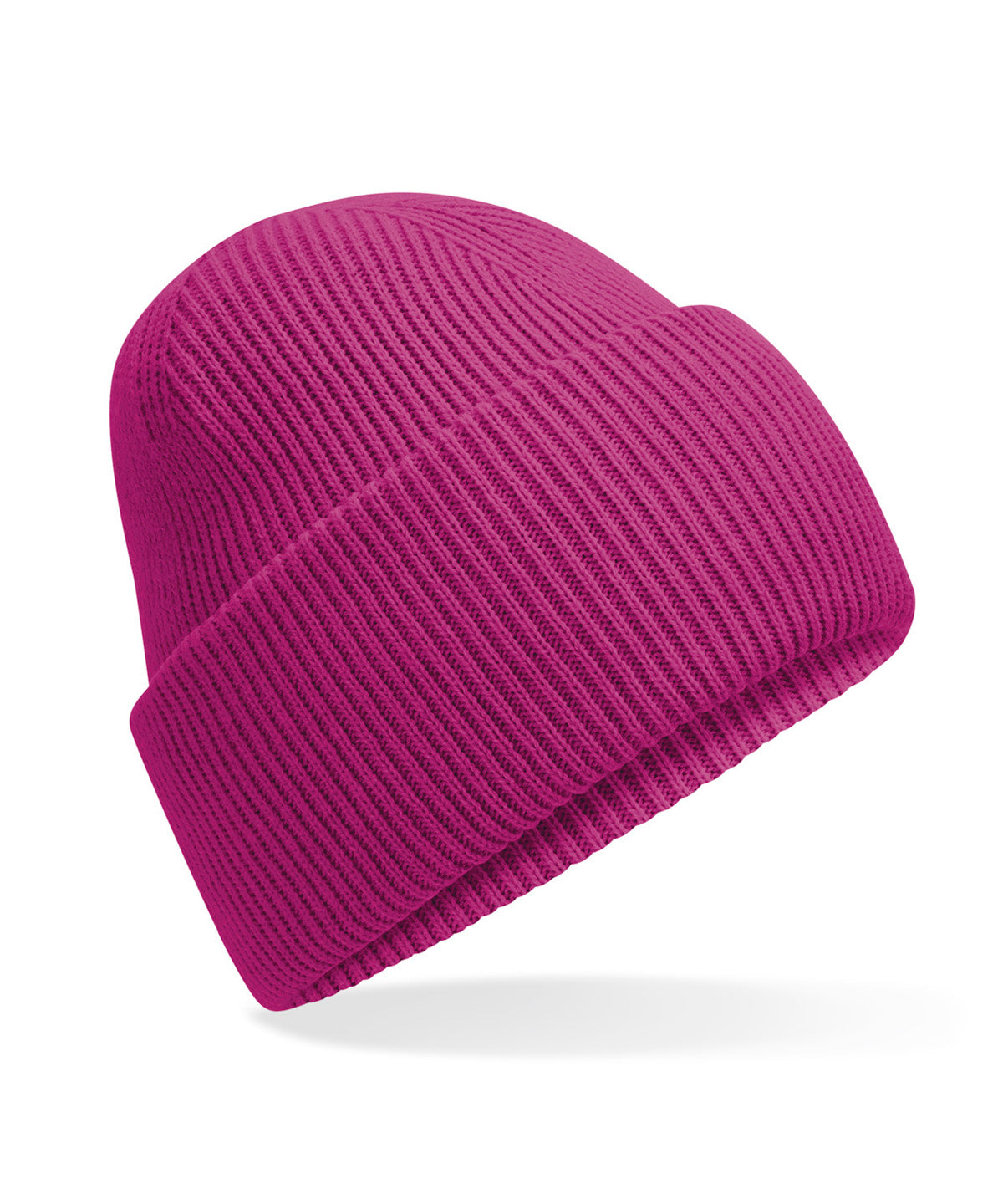 Classic engineered deep-cuffed beanie - Festival Fuchsia