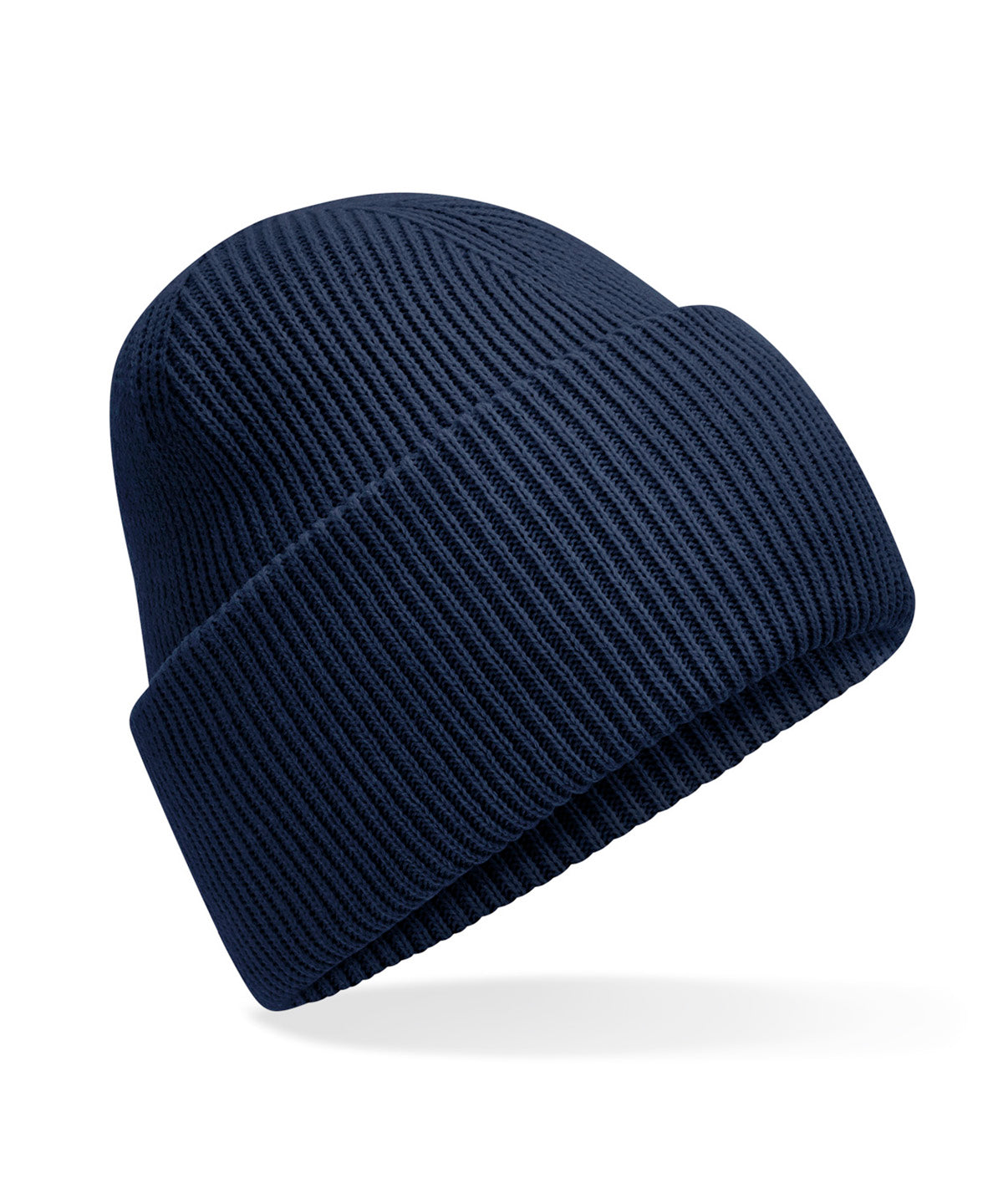 Classic engineered deep-cuffed beanie - French Navy