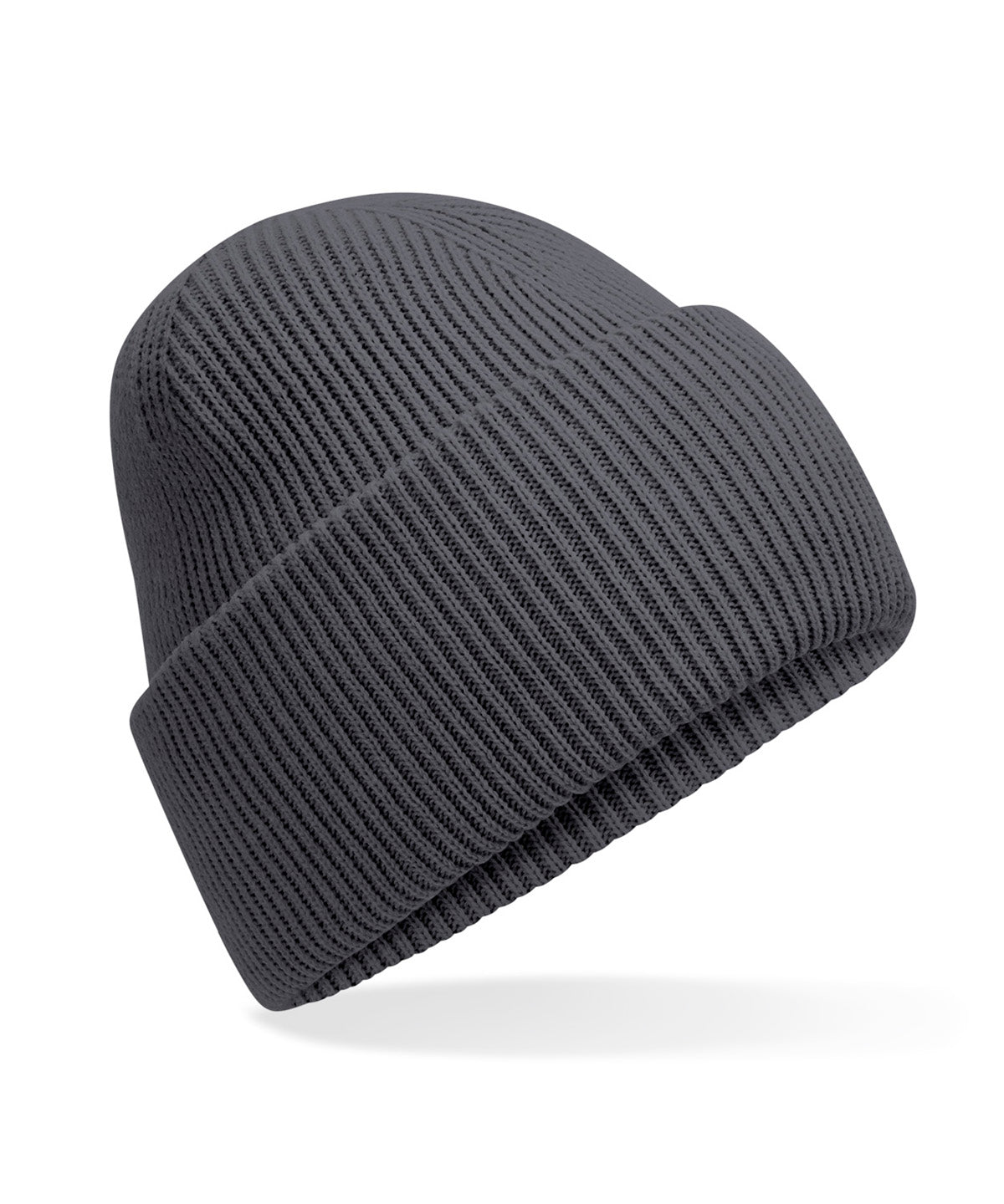 Classic engineered deep-cuffed beanie - Graphite Grey