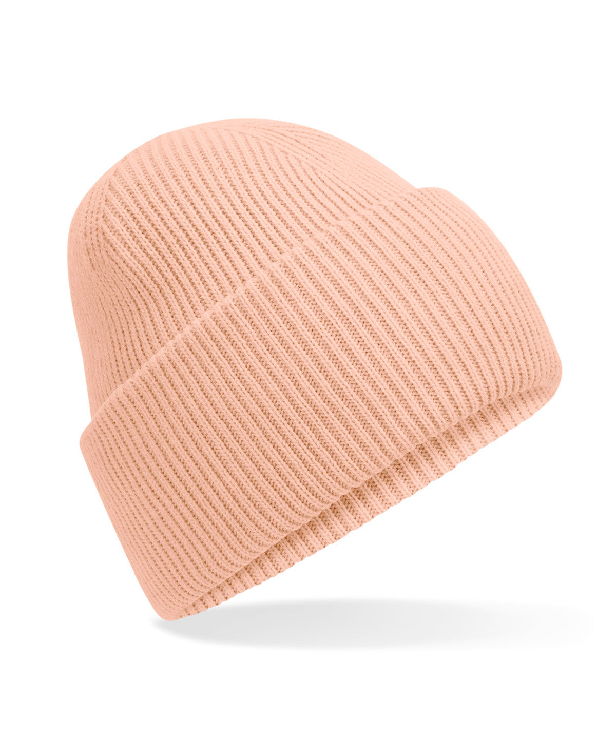 Classic engineered deep-cuffed beanie - Peach