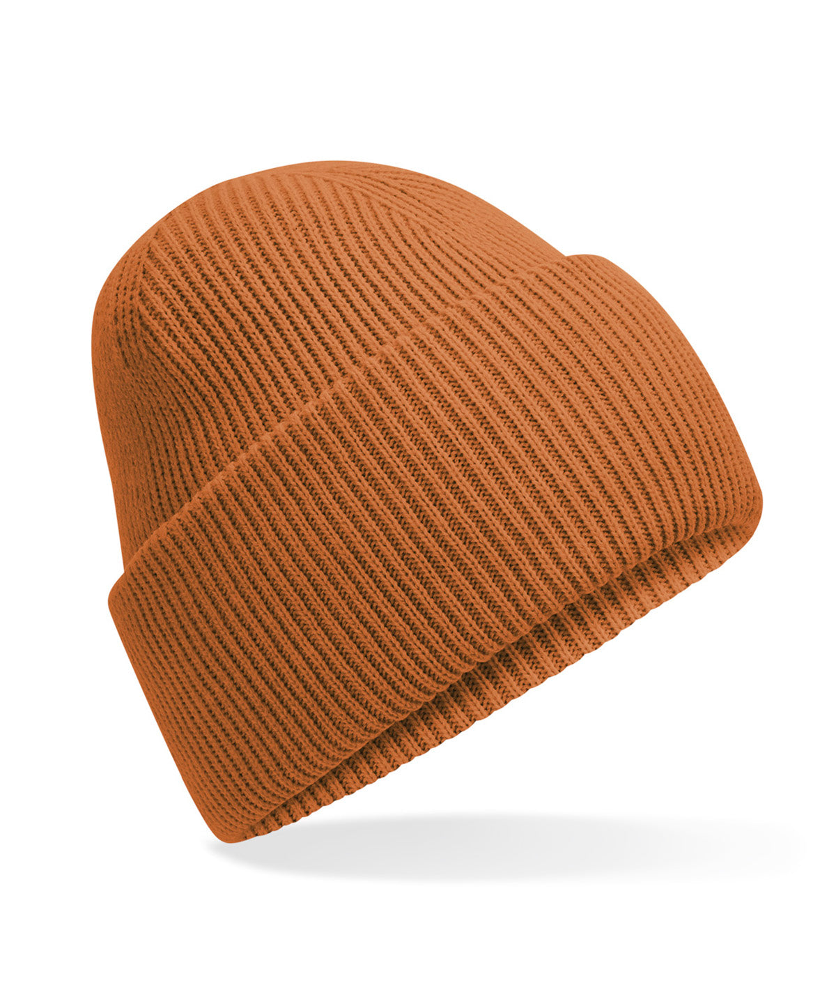 Classic engineered deep-cuffed beanie - Pumpkin