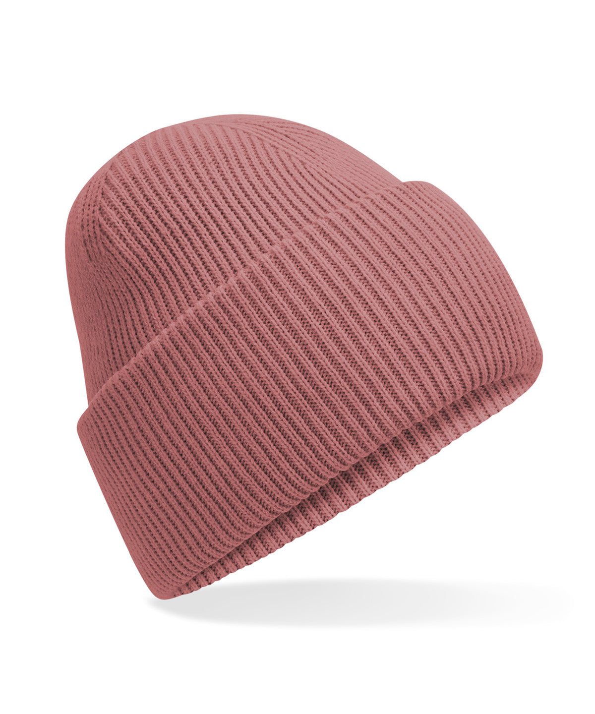 Classic engineered deep-cuffed beanie - Rose