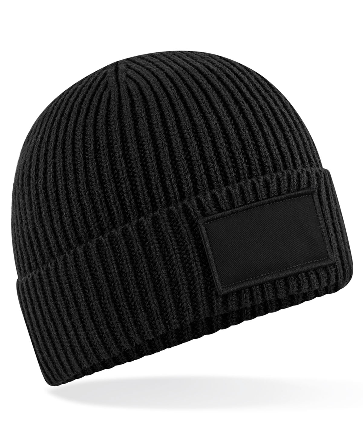 Fashion patch beanie - Black