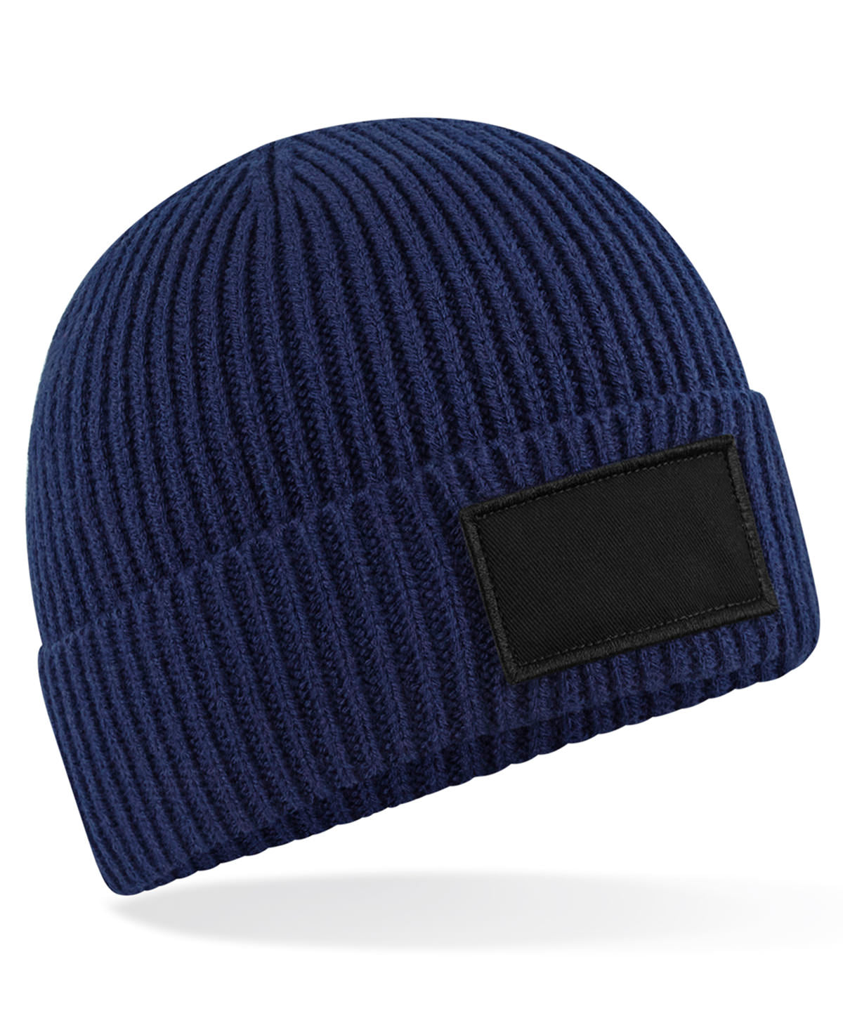 Fashion patch beanie - Oxford Navy/Black