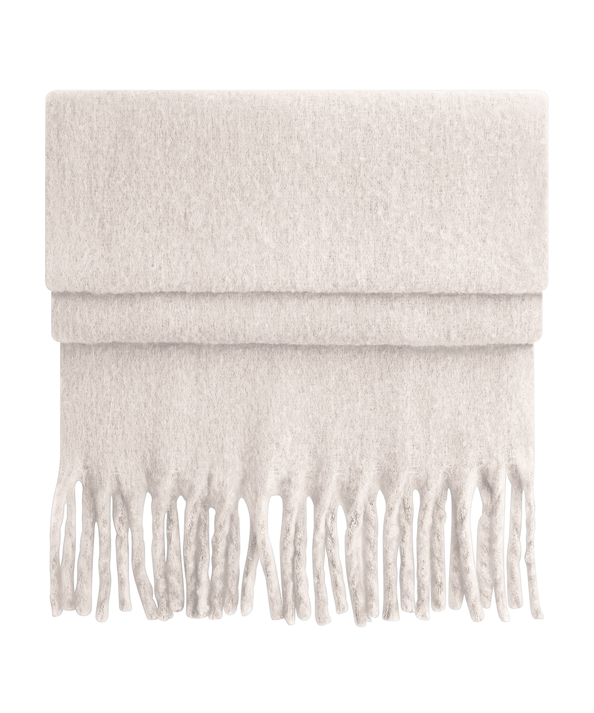 Fluffy scarf - Natural Stone