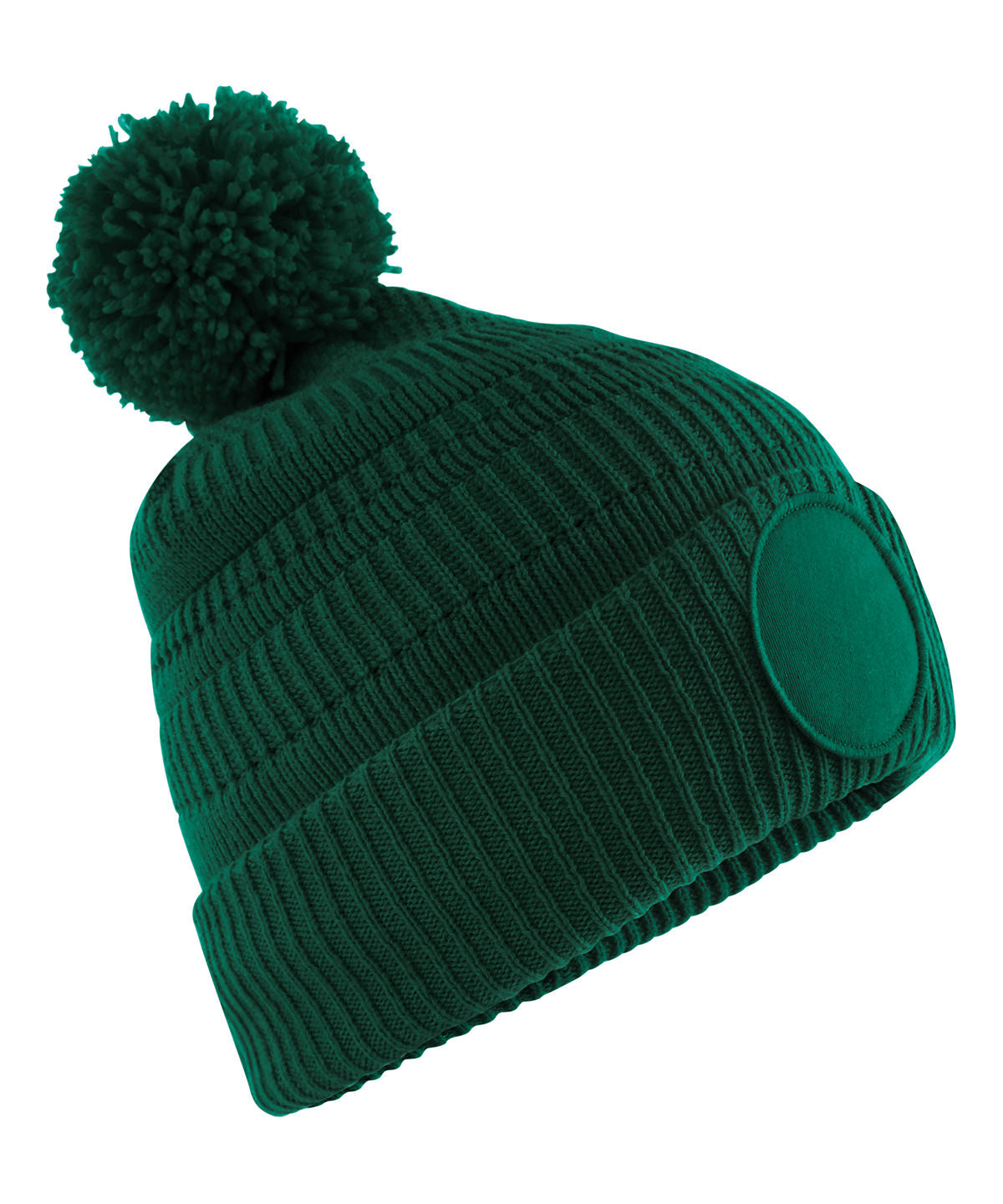 Fan patch beanie - Bottle Green