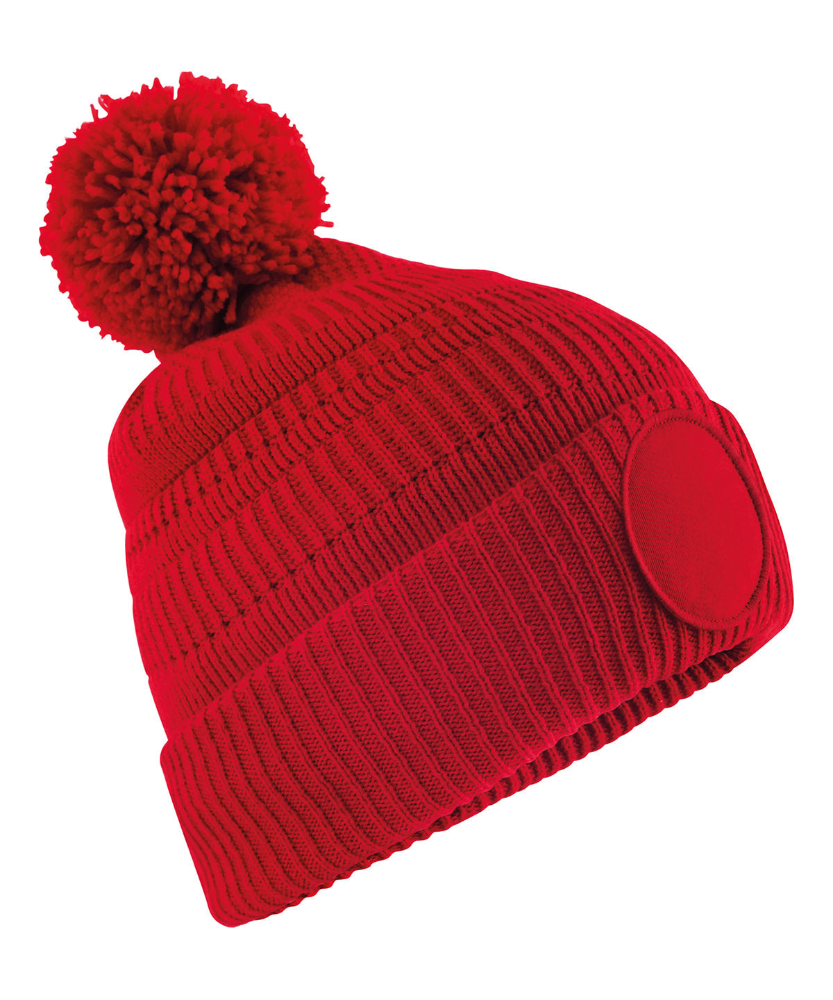 Fan patch beanie - Classic Red