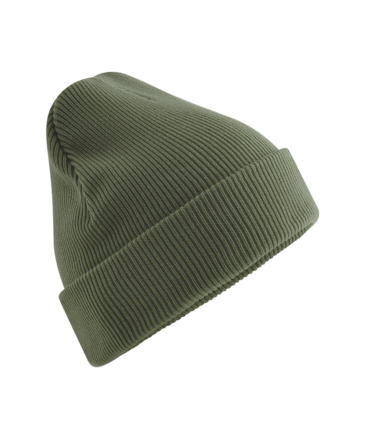Organic cotton original cuffed beanie - Olive Green