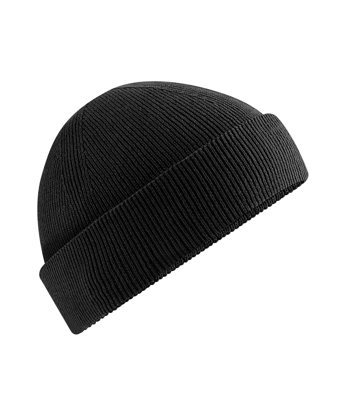 Organic cotton fisherman beanie - Black