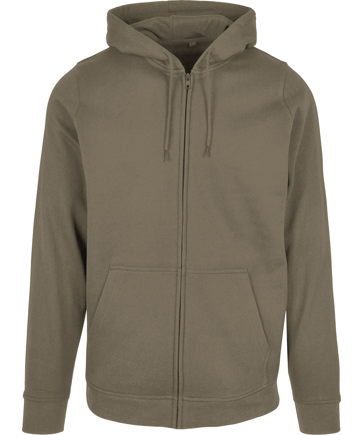 Basic zip hoodie - Olive