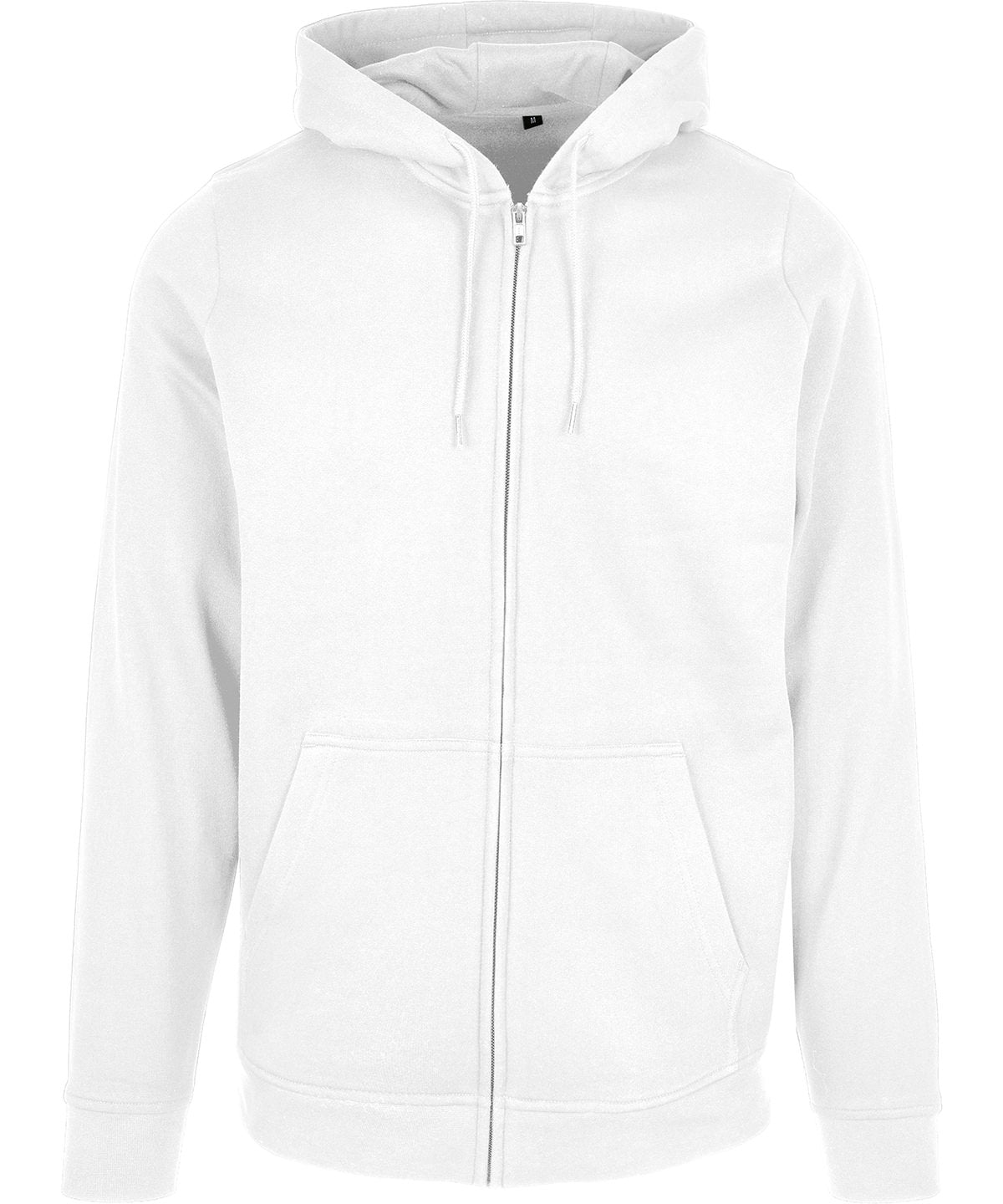 Basic zip hoodie - White