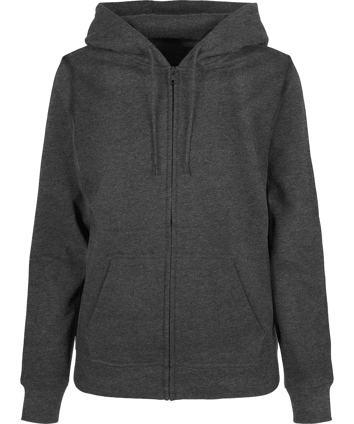 Women’s basic zip hoodie - Charcoal