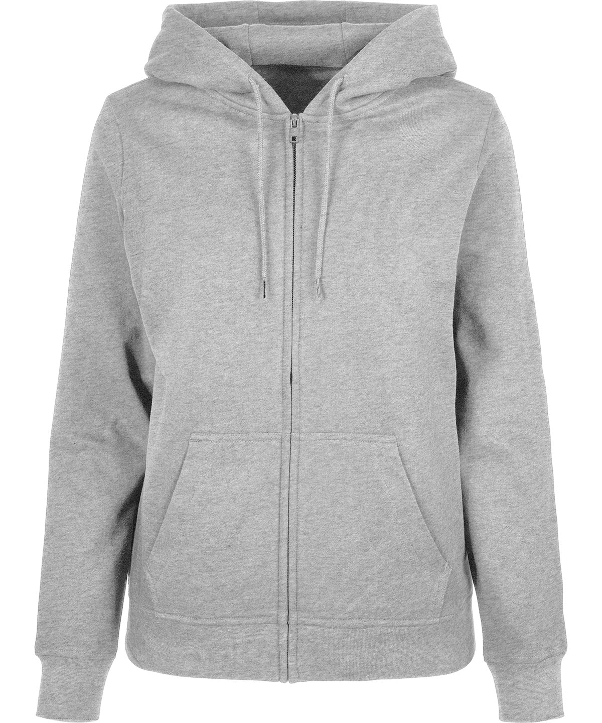 Women’s basic zip hoodie - Heather Grey