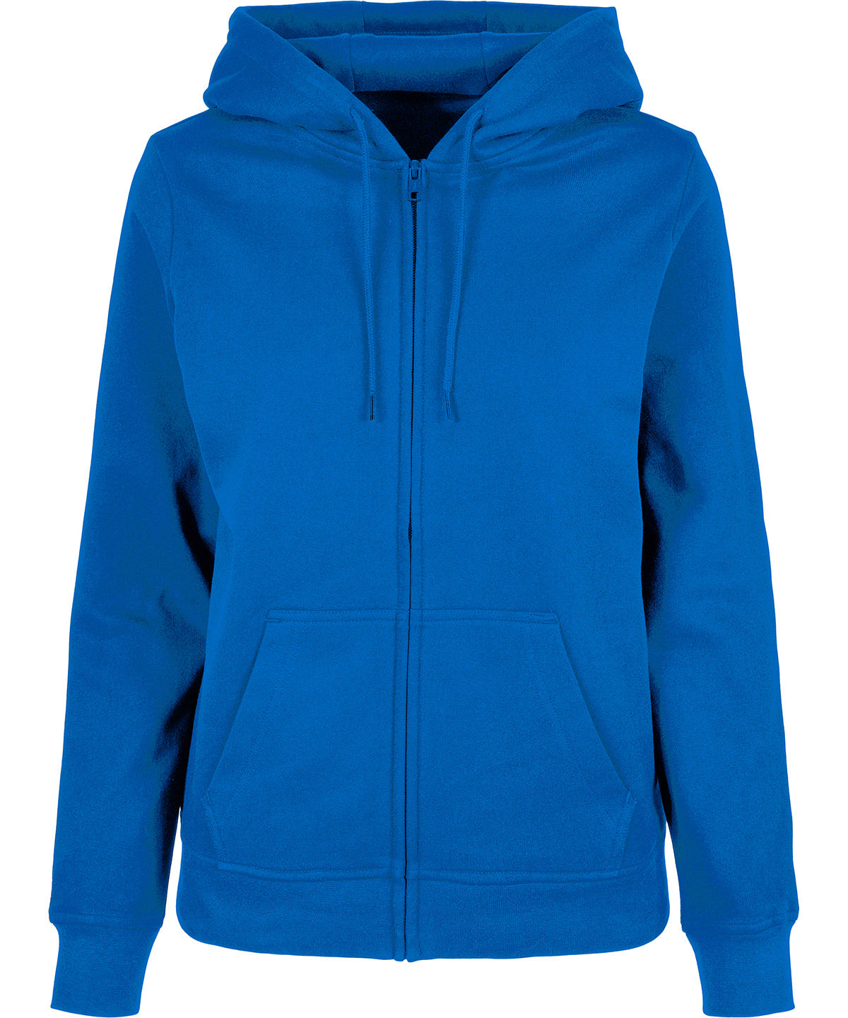 Women’s basic zip hoodie - Intense Blue