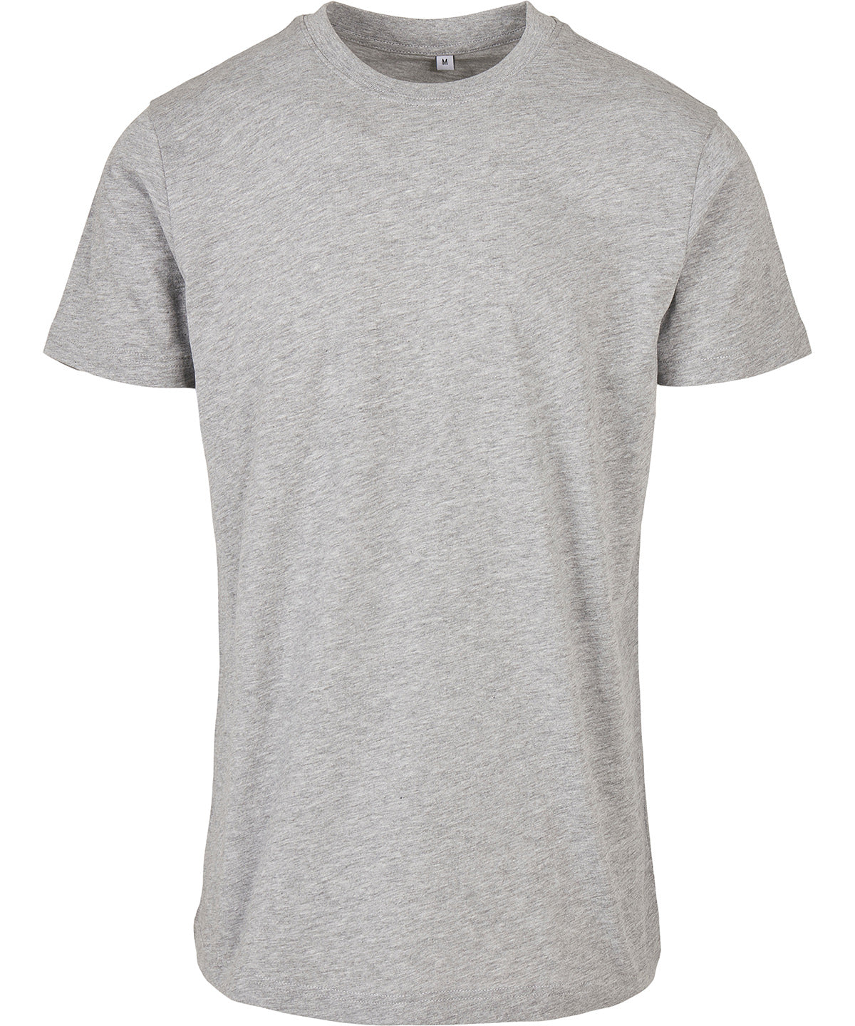Basic round neck tee - Heather Grey