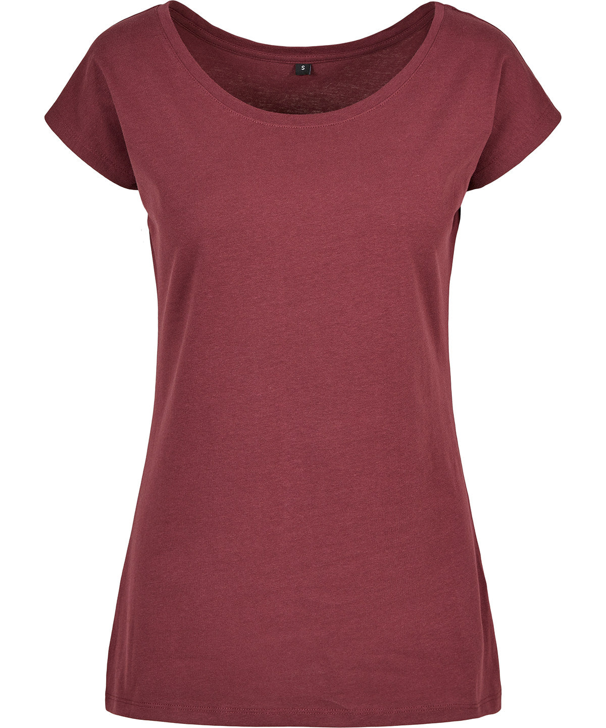 Women's wide neck tee - Cherry