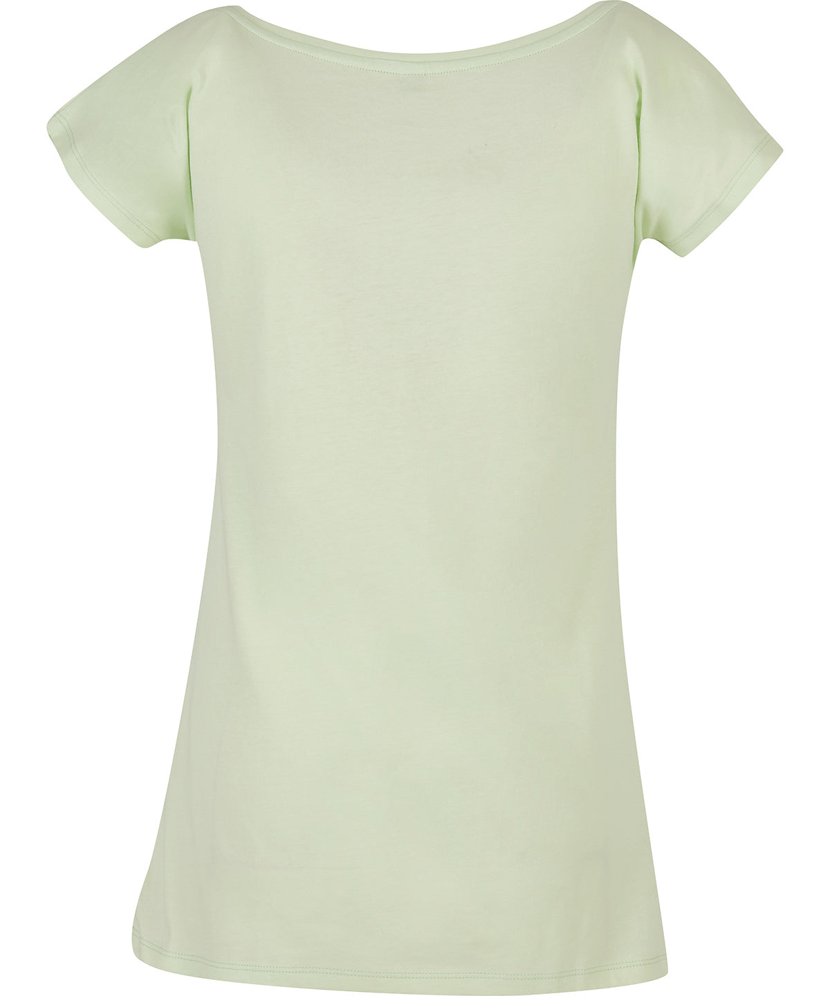 Women's wide neck tee - Light Mint