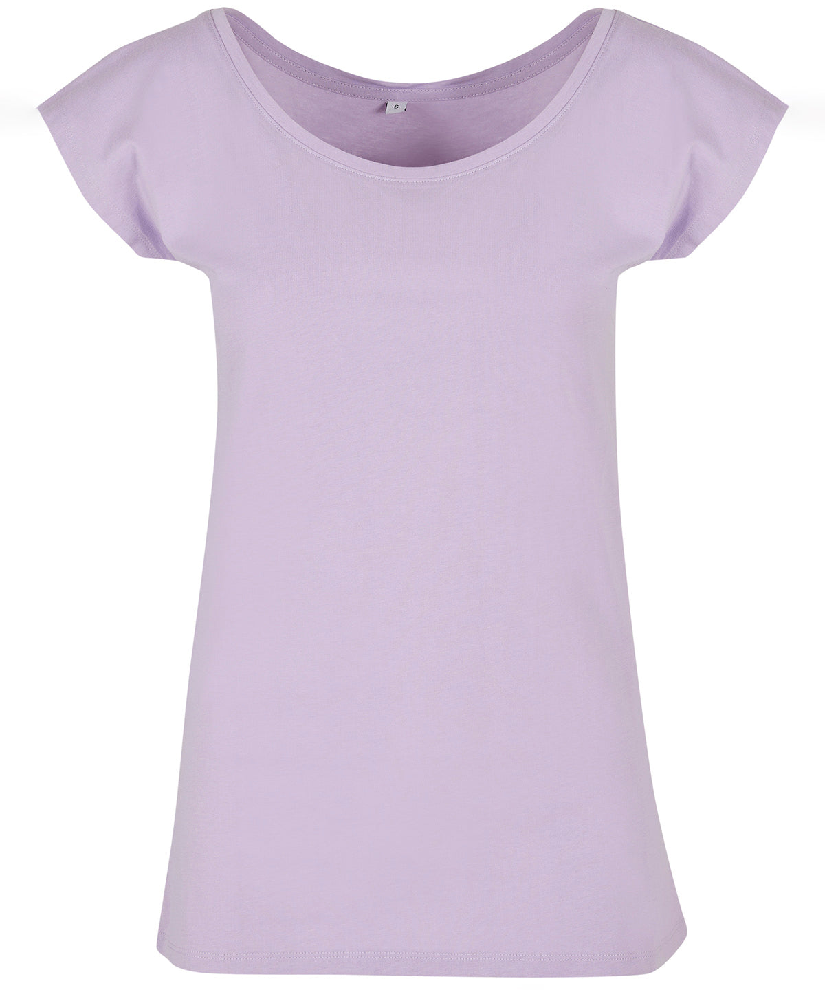 Women's wide neck tee - Lilac