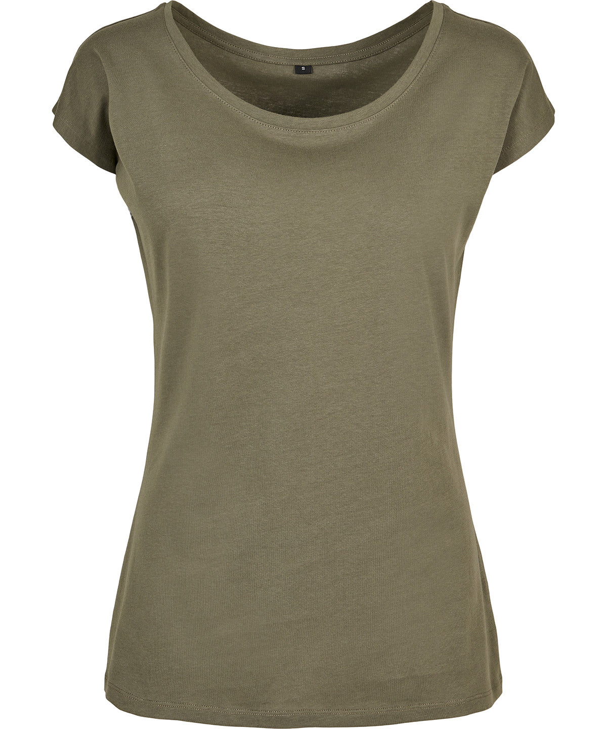 Women's wide neck tee - Olive