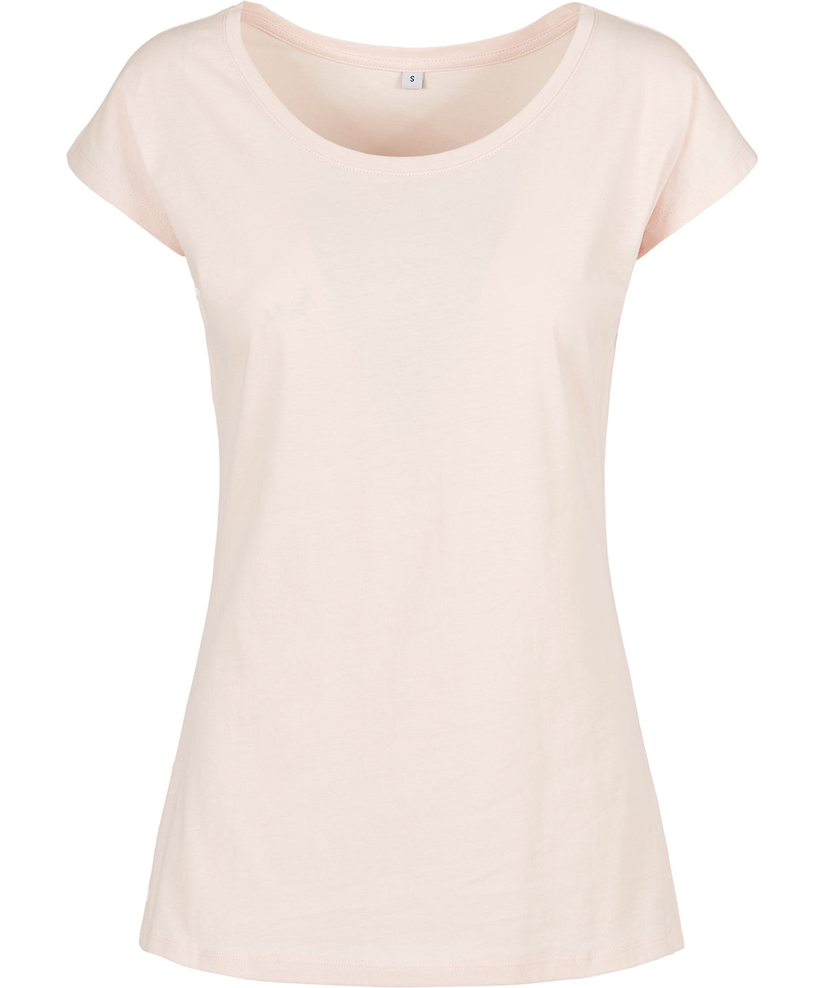 Women's wide neck tee - Pink