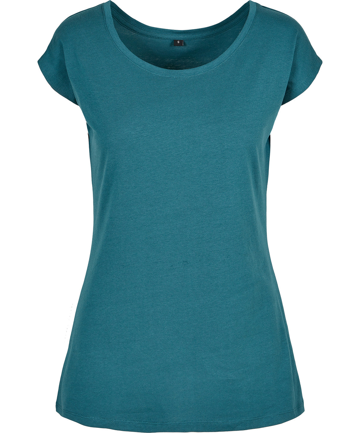 Women's wide neck tee - Teal