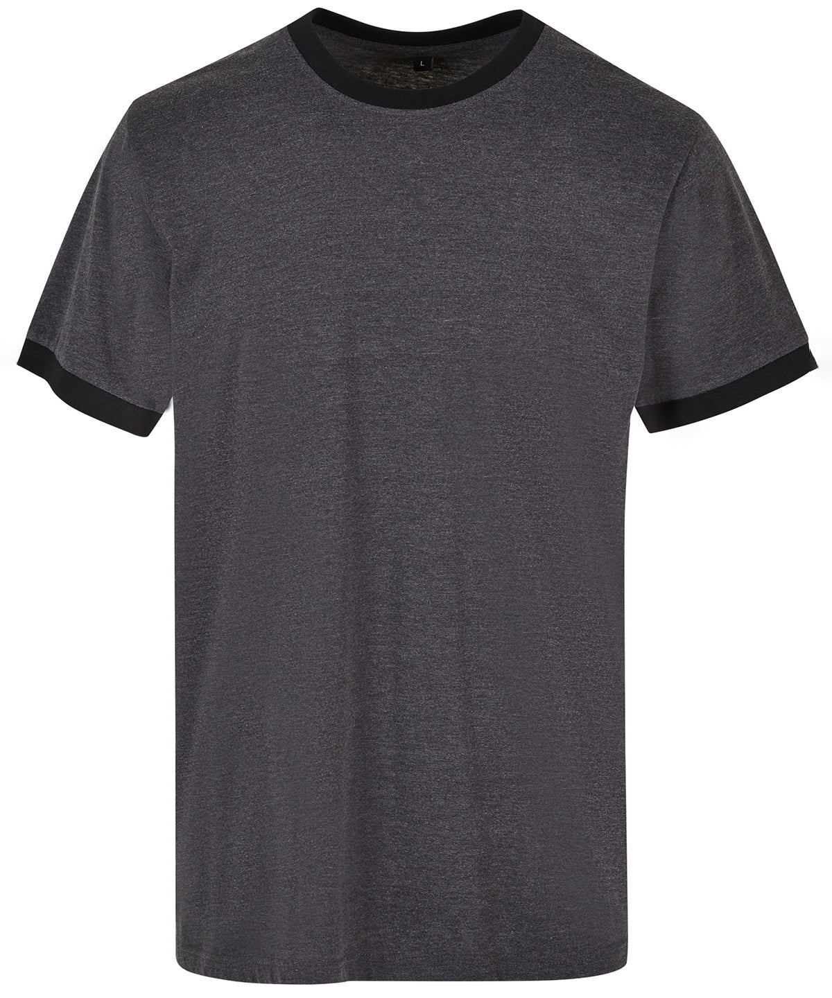 Ringer tee - Charcoal/Black