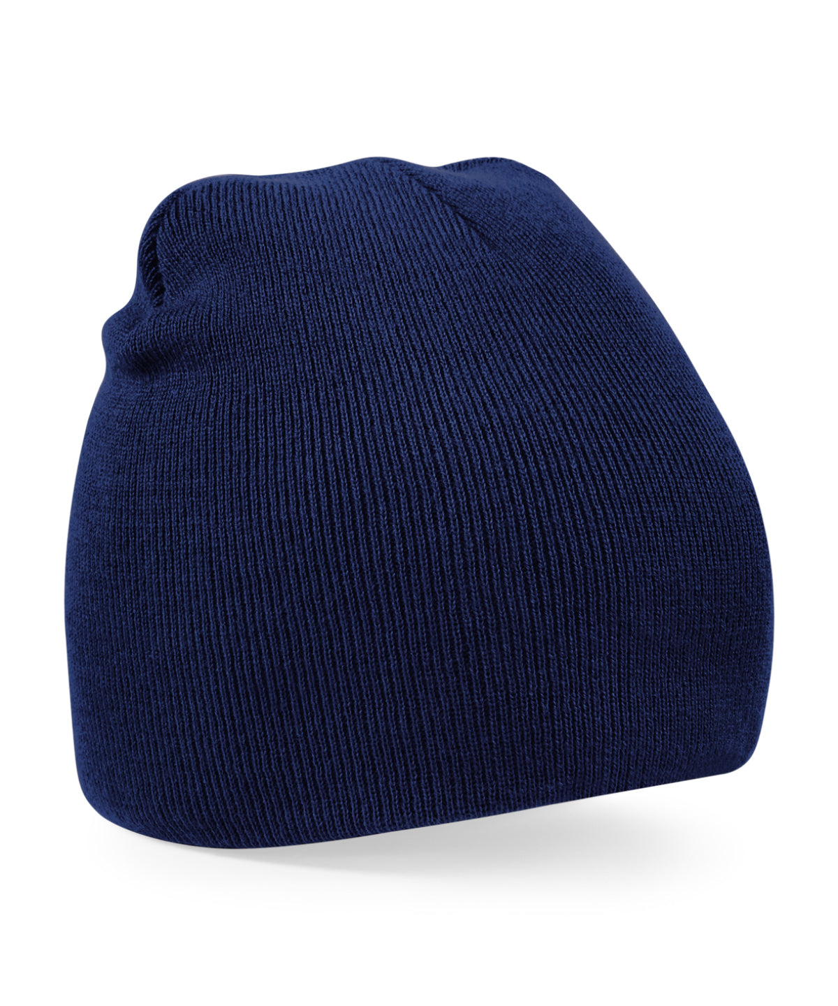 Two-tone pull-on beanie - Oxford Navy