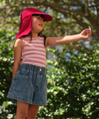 Junior legionnaire-style cap