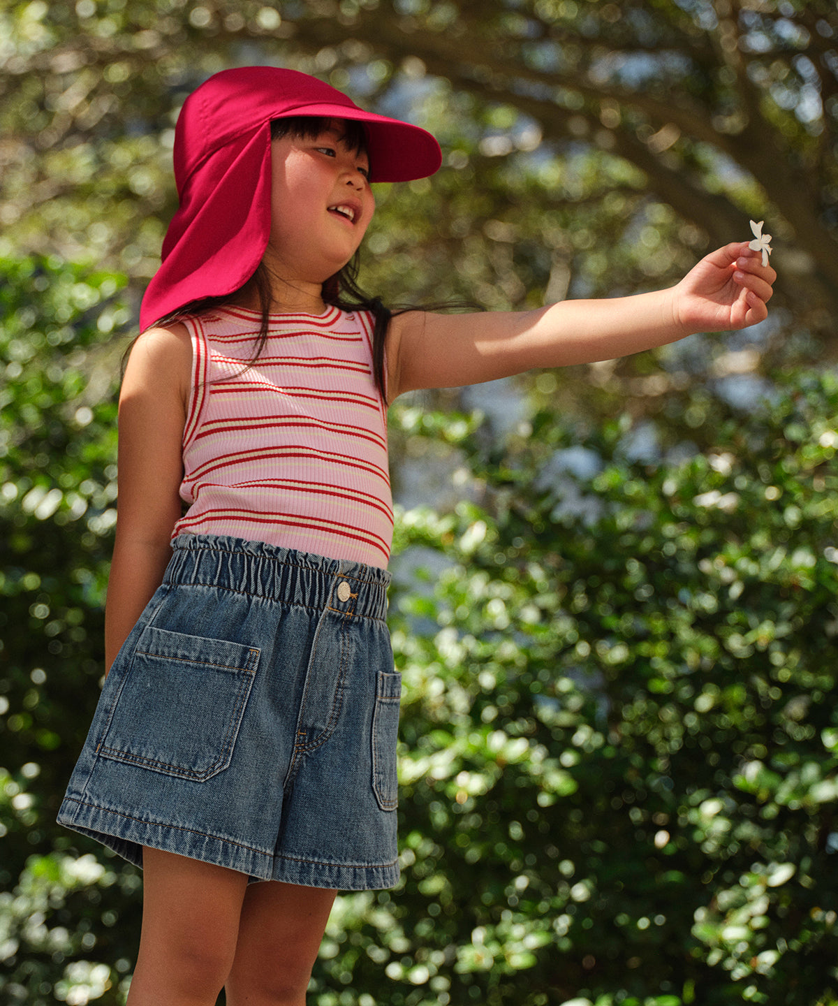 Junior legionnaire-style cap